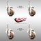 Service Caster 3 Inch 316SS High Temp Glass Filled Nylon 12mm Threaded Stem Caster Set SCC SCC-SS316TS20S314-GFNSHT-M1215-4 - alternate 3